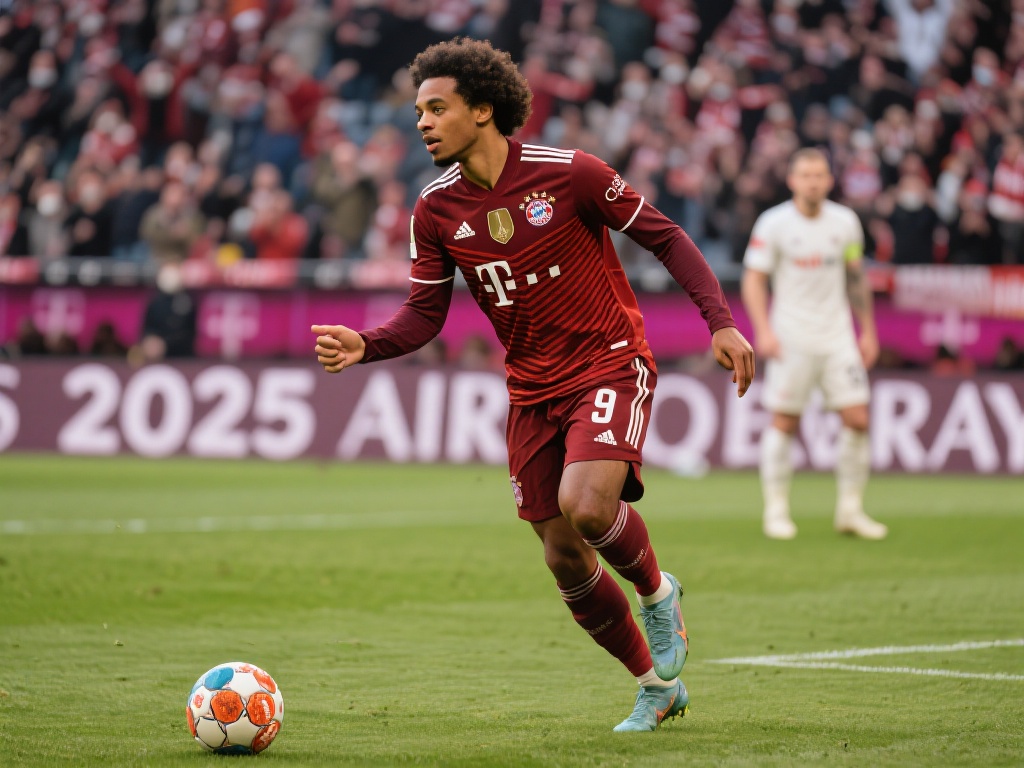 萨内2025年德甲表现抢眼，进球数仅次于凯恩